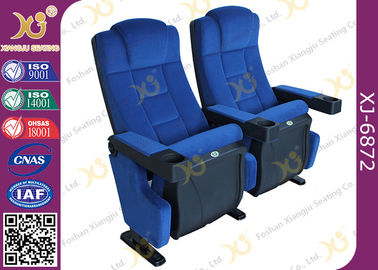 China Lounge Back Folding Movie Theater Chairs With Spring / Theatre Room Chairs supplier