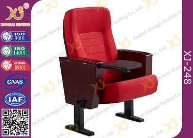 China Powder Coating Finish Legs Auditorium Theater Seating Furniture With Tablet supplier