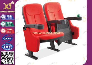 China VIP Cover fabric folding theater seating / chair with cup holder XJ-6805 supplier