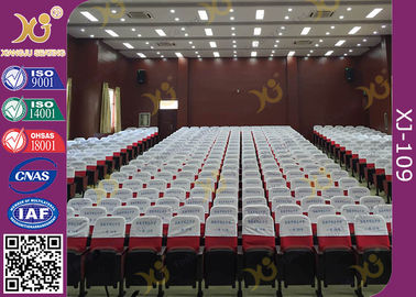 China Medium Back Auditorium Chairs With Writing Board / High Rebound Sponge Inner Material supplier