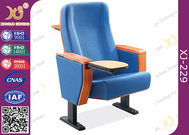 China Beech Plywood Auditorium Theater Seating / Lecture Hall Chairs With Writing Tablet supplier