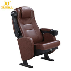 China Great Lumbar Support Comfort Head Cushion Movie Theatre Chairs With Cupholder supplier
