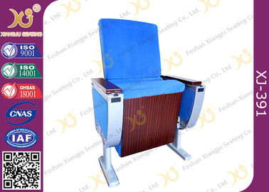 China Pure Aluminum Alloy Structure Cinema Theater Chairs With Big Folding Dining Table supplier