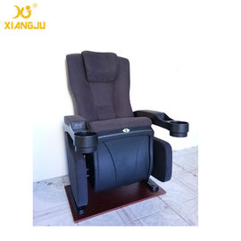 China Foldable Armrest Tip Up VIP Cinema Seating With High Cushion PP Shell Economic supplier