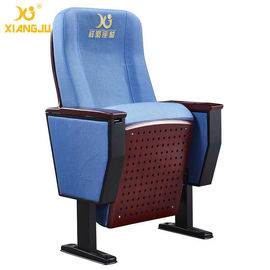 China Folding Retractable Patent Design Church Auditorium Seating With Hole Painted Seat supplier