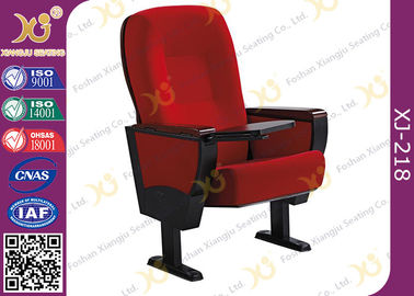 China Embroidery Customized Wooden Back &amp; Seat Conference Hall Chairs With 5 Years Warranty supplier