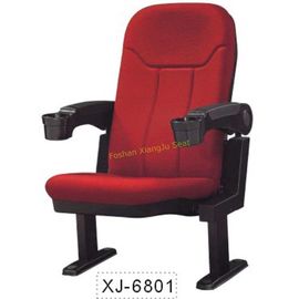 China Fabric Conference / Church / Auditorium Hall Chairs With Movable Armrest supplier