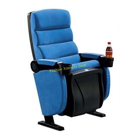 China High Density PU Foam Cinema Theater Chairs With Cup Holder 580 * 755 * 1065 mm supplier