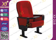 Embroidery Customized Wooden Back & Seat Conference Hall Chairs With 5 Years Warranty