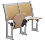Plywood Metal Meeting Room Chair / Foldable School Desk And Chair Set