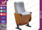 Commercial Molded PU Foam Auditorium Chairs With Floor Mounted Fabric Cover supplier