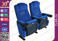 Lounge Back Folding Movie Theater Chairs With Spring / Theatre Room Chairs supplier
