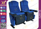 Lounge Back Folding Movie Theater Chairs With Spring / Theatre Room Chairs supplier