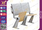 Eco - Friendly Aluminum Alloy School Desk And Chair With Wood Table Aluminum Hinge supplier