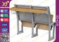 University / College Classroom Furniture Plywood Seating Steel Iron Leg supplier