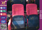 Plastic Outer Frame Metal Frame Theater Hall Seating With Bottle Holder Fixed Legs supplier
