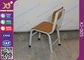Fireproofing Metal Frame Student Desk And Chair Set For Primary School supplier