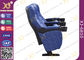 Fixed Seat Design  Cinema Theater Chairs Retractable Central PP Armrest Aluminum supplier