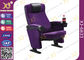 Fabric Covered  Multiple Row Number Customized Tip Up Movie Theatre Seating Chairs supplier
