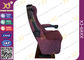 An Ergonomic Comfortable Aircraft Type Headrest Cinema Theater Chair Folding Seat supplier