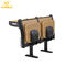 Metal frame Plywood College Student Desk And Chair Set 5 Years Guarantee supplier