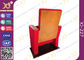 Two Pieces Type Back Rest Theater Seating Chairs With Full Upholstered Cover Leg supplier