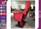 Mounted Floor Walnut Wood Colour Fabric Public School Auditorium Chairs supplier