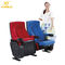 Geniune Leather High Density Molded Foam Movie Theater Seats With Cup Holder supplier