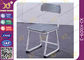 Plastic Seat Study Desk And Chair Set In Grey Color Customized Height supplier