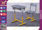 Height Adjustable Single Student Desk And Chair Set Free Standing supplier