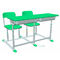 Fixed Dual Double Seat School Student Study Desk with Chairs supplier