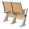 Amphitheater Childs School Desk And Chair Flame Retardant Coating Plywood supplier