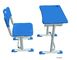 Fixed Height 76 Cm HDPE Study Desk With Groove For Pen / School Classroom Furniture supplier