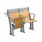 Simple Style Wood Seating Chair And Desk Set For Lecture Hall / Classroom supplier