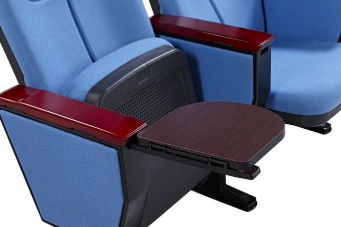 Gravity Wear - Resistant Fabric Church Auditorium Chairs With Writing Pad