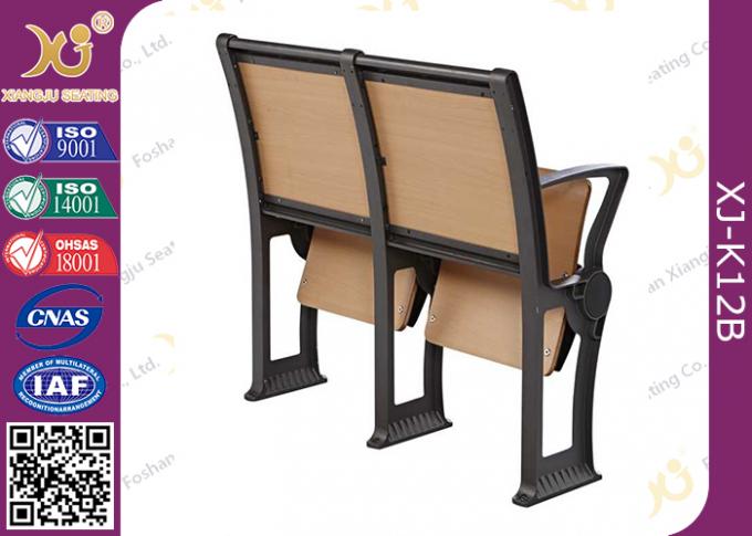 Aluminum Frame Fixed Tablet School Desk Chair ISO 9001 Approval For Students