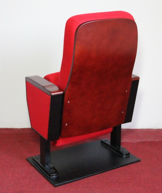 Beech Plywood Auditorium Theater Seating / Lecture Hall Chairs With Writing Tablet