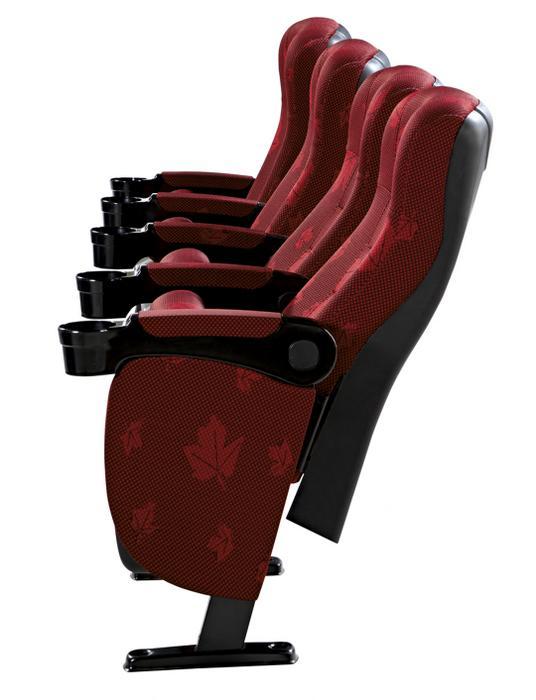 High Back Leather / Fabric VIP Cinema Room Seating Home Theater Chairs Durable