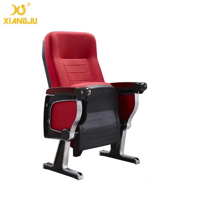 PP Shell Aluminum Leg Stackable Auditorium Chairs With ABS Tablet