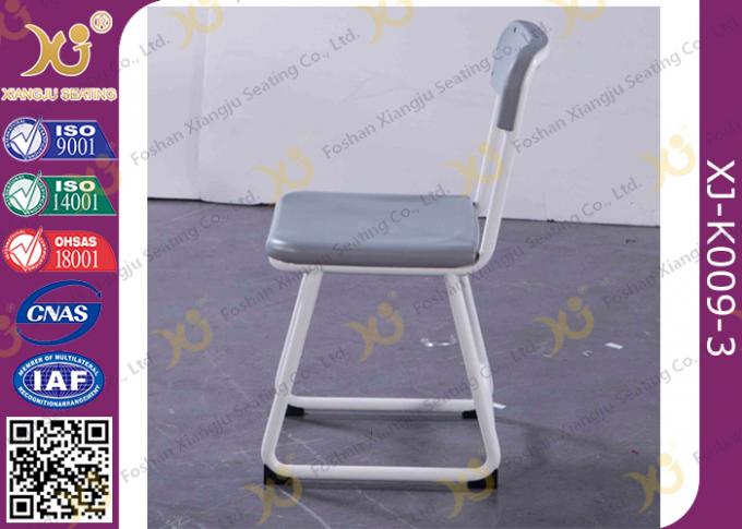 Plastic Seat Study Desk And Chair Set In Grey Color Customized Height