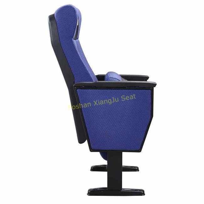 Classic Church Auditorium Seating With Plastic Writing Pad Table / Movie Theater Chairs
