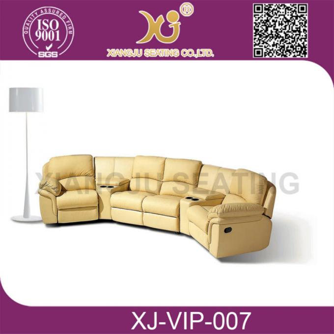 Fashion Luxury VIP Movie Theater Chairs / Family Theatre Sofa Seating