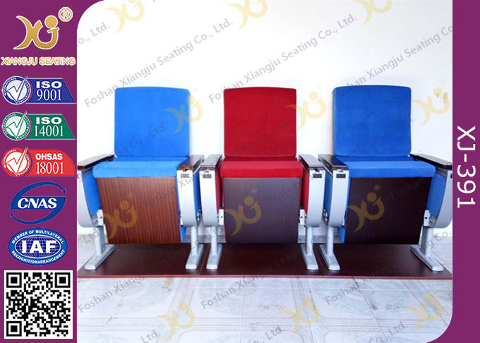Pure Aluminum Alloy Structure Cinema Theater Chairs With Big Folding Dining Table