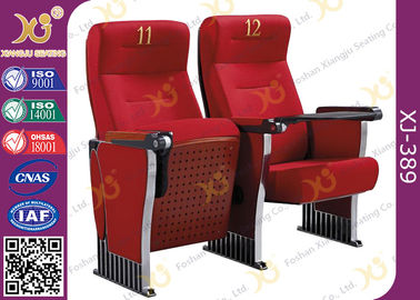 China Anti Stained PU Molded Foam Auditorium Furniture Foldable Audience Seating Chairs supplier