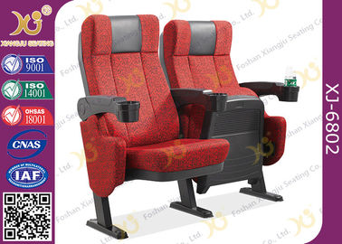 China ISO Certification Padding Armrest Theatre Seating Chairs Flame Retardant Fabric supplier