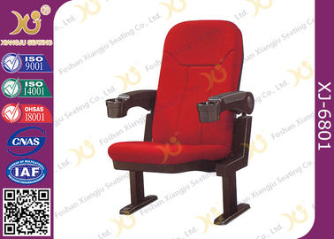 China Fabric Cushion Spring Recovery Theater Chairs , Commercial Cinema Seating supplier