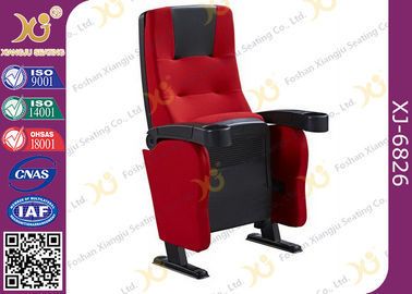 China Fire Retardant Red Fabric Sponge Cinema Theater Chairs For Opera House supplier