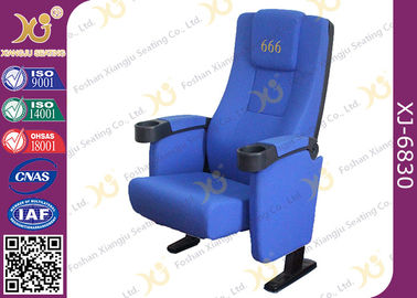 China Professional Fixed Iron Legs Cinema Style Seating With PU Foam Back Cover supplier
