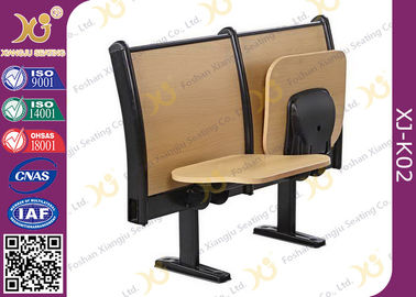 China Cold Roll Steel Book Holder College Classroom Furniture With Writing Desk supplier