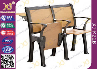 China Wood Board Aluminum Alloy Frame College Classroom Tables And Chairs supplier